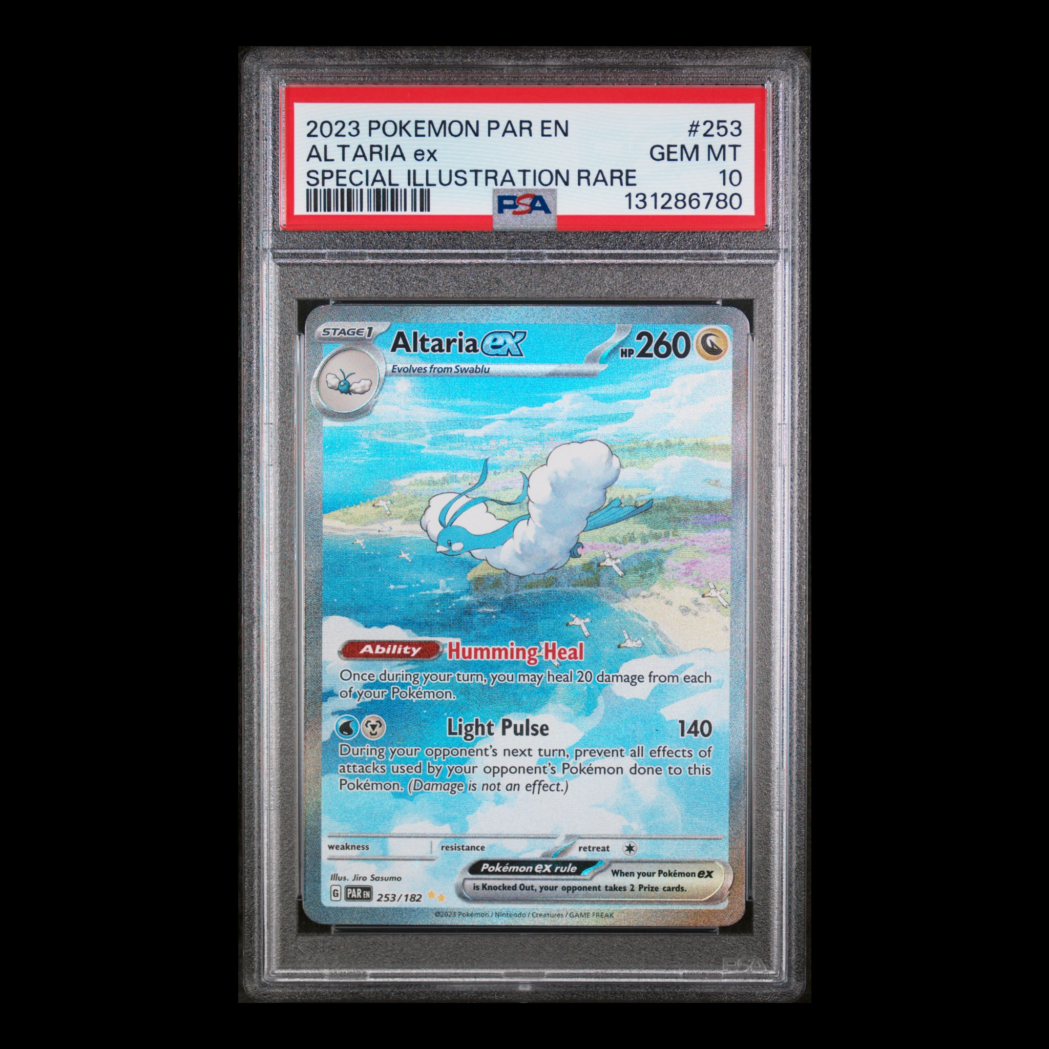 Altaria EX  253/182 PSA 10 Pokemon  Paradox Rift Special Illustration Rare Card